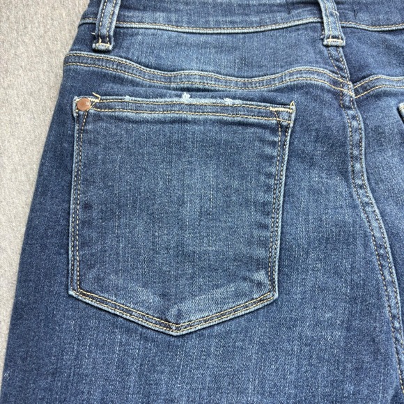 Judy Blue Jeans Womens 7/28 Boyfriend Fit Distressed Medium Wash Comfort Stretch - Picture 7 of 15